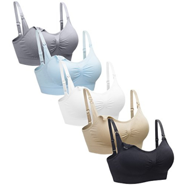Suekaphin 5PACK Nursing Bra: Comfort for Moms