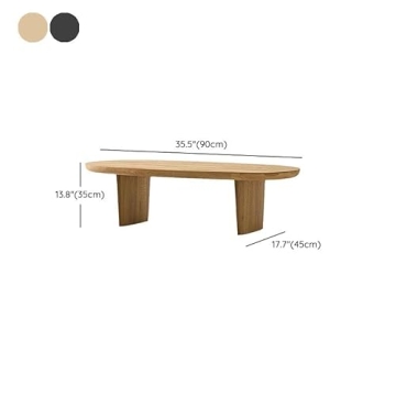 CraftThink Modern Solid Wood Coffee Table for Living Room