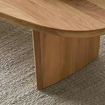 CraftThink Modern Solid Wood Coffee Table for Living Room