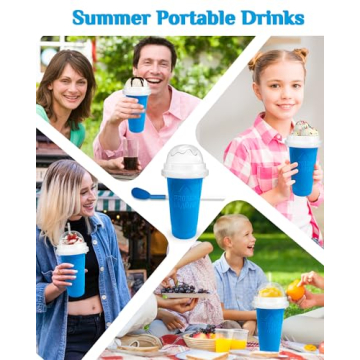 Portable Slushy Maker Cup for Kids and Family Fun