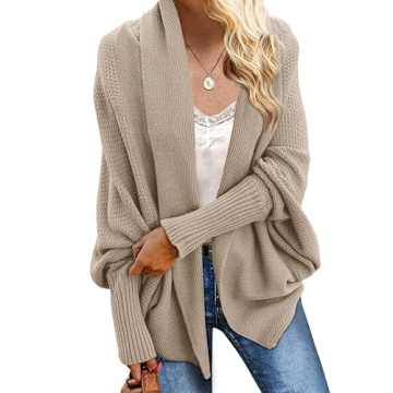 Imily Bela Women’s Cozy Oversized Cable Knit Cardigan