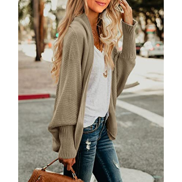 Imily Bela Women’s Cozy Oversized Cable Knit Cardigan
