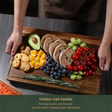 Wood Cutting Boards Set for Kitchen - Durable & Stylish