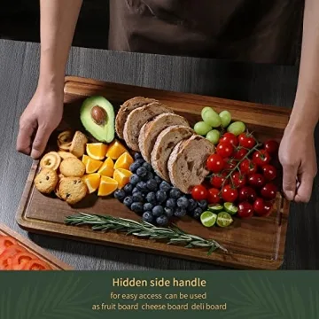 Wood Cutting Boards Set for Kitchen - Durable & Stylish
