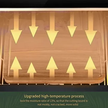 Wood Cutting Boards Set for Kitchen - Durable & Stylish