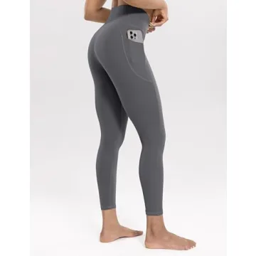 ENERBLOOM Soft Workout Leggings with Pockets for Women
