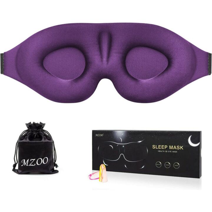 MZOO Contoured Sleep Eye Mask for Men & Women
