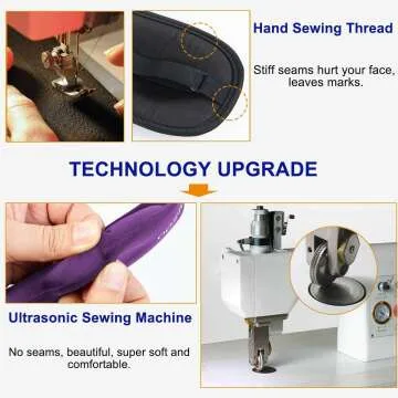 MZOO Contoured Sleep Eye Mask for Men & Women