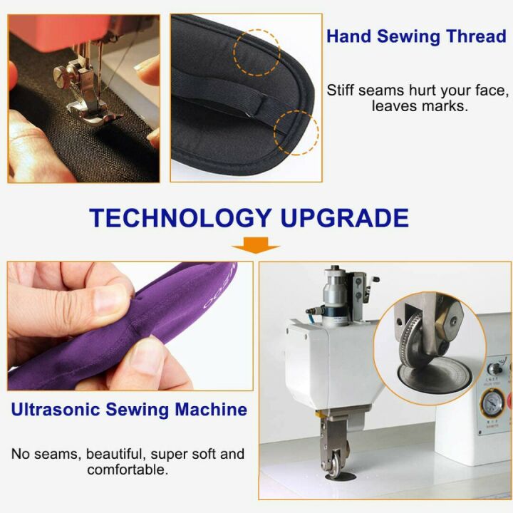 MZOO Contoured Sleep Eye Mask for Men & Women