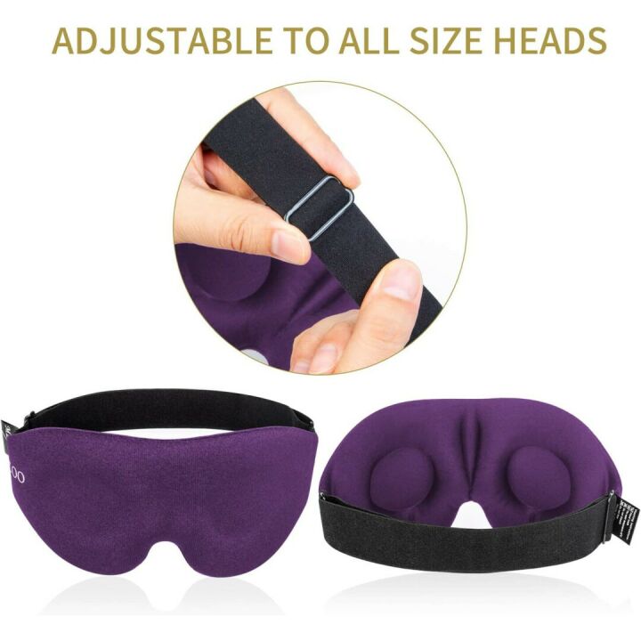 MZOO Contoured Sleep Eye Mask for Men & Women