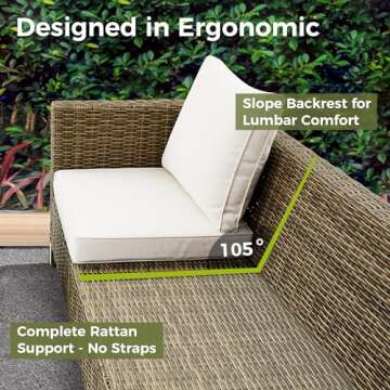 Summax 6-Piece Patio Furniture Set for Outdoor Living