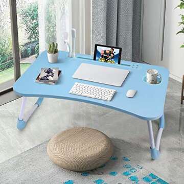 Slendor Foldable Laptop Desk - Portable & Practical for All