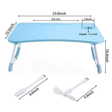Slendor Foldable Laptop Desk - Portable & Practical for All