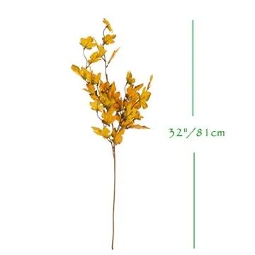 JD Artificial Fall Flower Maple Branches for Home Decor