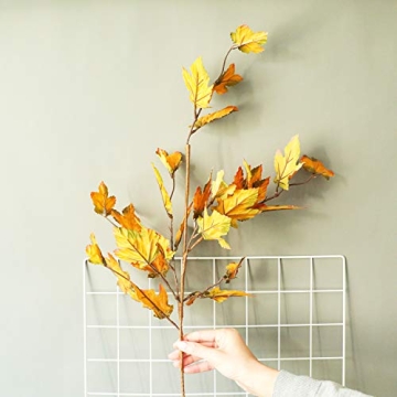 JD Artificial Fall Flower Maple Branches for Home Decor
