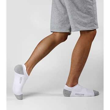 KEECOW Performance No Show Cushion Socks for All