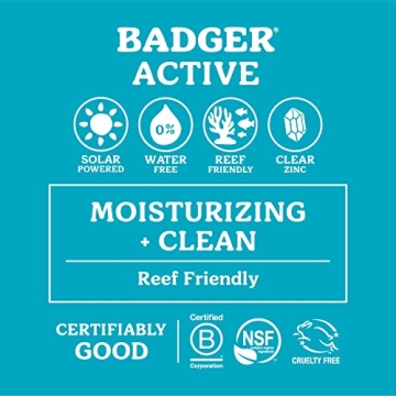 Badger SPF 35 Sunscreen Stick for Face - Organic & Reef Friendly