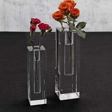 Authentic Badash Donovan Crystal Bud Vase for Elegant Decor