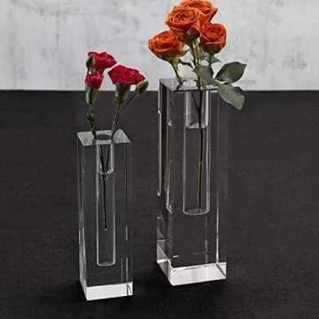 Authentic Badash Donovan Crystal Bud Vase for Elegant Decor