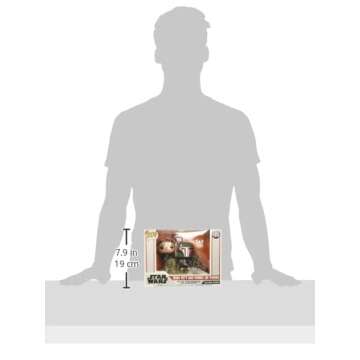 Funko Pop! Star Wars Moment: The Mandalorian - Boba Fett and Fennec on Throne