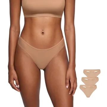 SOULVOR Magneticfit Thongs for Women Stretch Sexy Underwear Comfort Tagless Thong Low Rise Breathabl...