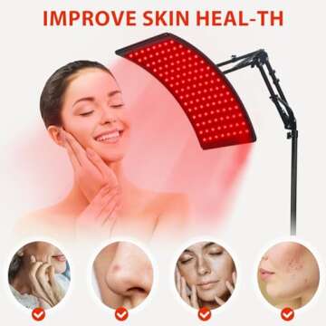 Red Light Therapy for Body – 660nm & 850nm Lamp