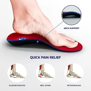 Pure Stride Orthotics for Arch, Heel Pain Relief