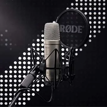 Rode NT1 5th Generation Microphone with SM6 Shockmount and Pop Filter