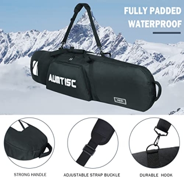 Durable Aumtisc Padded Snowboard Bag for Travel