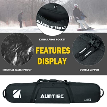 Durable Aumtisc Padded Snowboard Bag for Travel