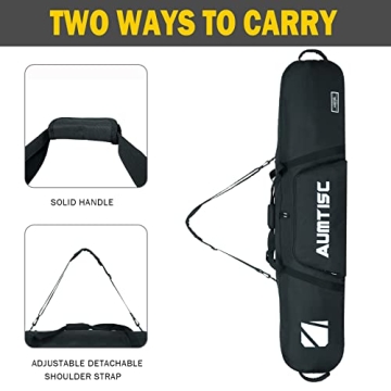 Durable Aumtisc Padded Snowboard Bag for Travel