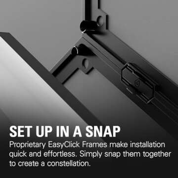 Elgato Wave Panels Starter Set (White)- 6 acoustic treatment panels, dual density foam, proprietary EasyClick frames, modular design, easy setup and removal