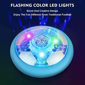 Kroyedfuw Rechargeable Indoor Hover Soccer Ball Set