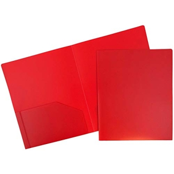 Durable 2 Pocket School Folders in Assorted Colors