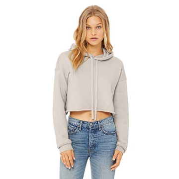 Stylish Bella + Canvas Cropped Hoodie for Women
