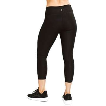 Sweat Shaper Women's Sauna Leggings Compression High Waist Yoga Pants Thermo Sweat Capris (Black, 3X-Large)