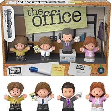 Delightful Little People Collector Set from The Office - 4 Iconic Figures
