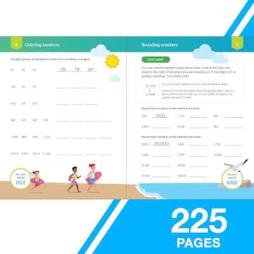 IXL 3rd Grade Math Workbook for Ages 8-9 Kids