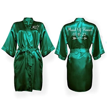 Personalized Satin Robes for Women - Customizable Comfort, S-5XL