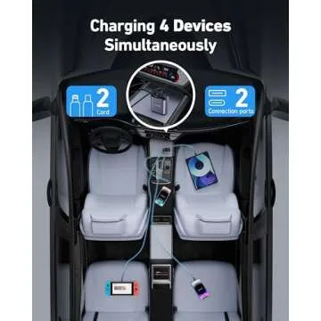 Retractable Fast Car Phone Charger 100W for All Devices