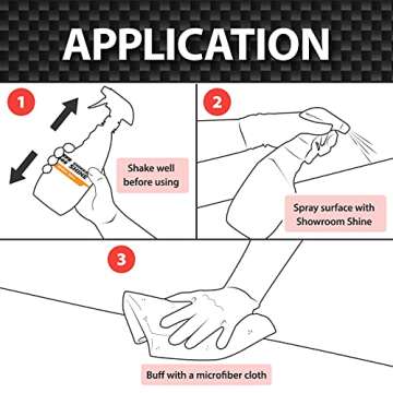 Malco Showroom Shine Spray Car Wax – Best Car Wax Spray for Professional Finish/Easy to Use Instant Detailer Spray/Cleans and Waxes Painted Surfaces, Metal and Glass / 1 Gallon (110401)