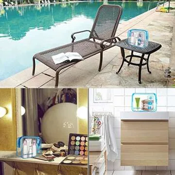 Lermende Clear Travel Toiletry Bags - TSA Approved & Durable