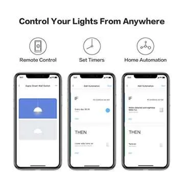 Aqara Smart Light Switch (No Neutral, Double Rocker), Requires AQARA HUB, Zigbee Light Switch, Remote Control and Smart Home Automation, Compatible with HomeKit, Google, Works with Alexa, SmartThings