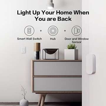 Aqara Smart Light Switch (No Neutral, Double Rocker), Requires AQARA HUB, Zigbee Light Switch, Remote Control and Smart Home Automation, Compatible with HomeKit, Google, Works with Alexa, SmartThings