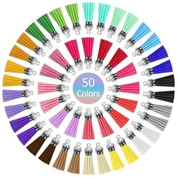 Shynek Acrylic Blank Keychains, 200 Pcs Craft Kit