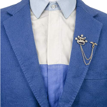 Elegant Knighthood Brooch Suit Pin for Men and Women