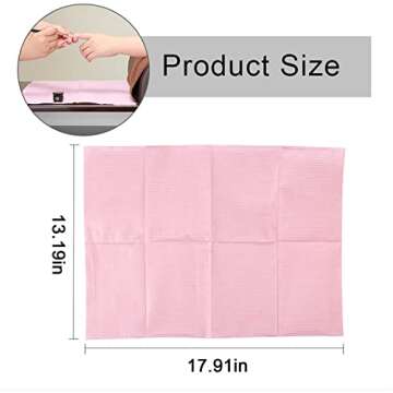 LXIANGN Disposable Nail Art Table Mats - 125PCS Waterproof