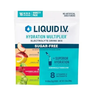 Sugar-Free Liquid I.V. Hydration Multiplier - 4 Delicious Flavors