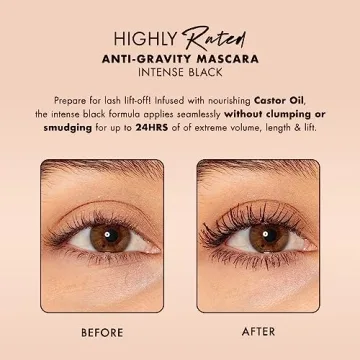 Milani Anti-Gravity BLACK Mascara with Castor Oil