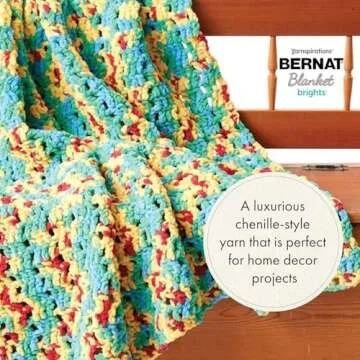 Bernat Blanket Brights Yarn 5.3 oz Race Car Red - Cozy & Versatile